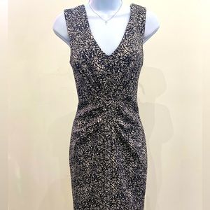 Knee Length Cocktail Dress with cinched waist